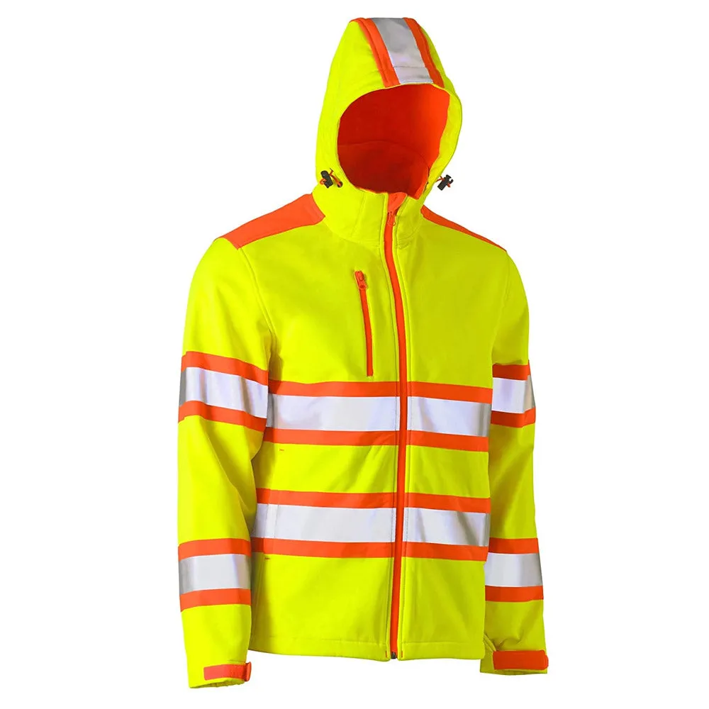 Bisley Taped Double Hi Vis Softshell Jacket