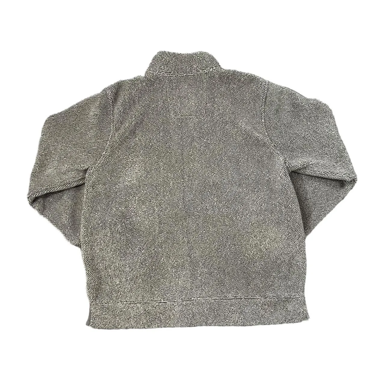 BOSTON CREW Classic Grey Soft Touch Sherpa Zip Fleece Sweatshirt Jacket