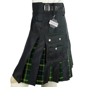 Cargo Kilts - Tartan Combo Utility Kilt: US Army