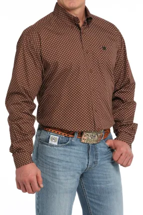 CINCH GEOMETRIC PRINT BUTTON DOWN WESTERN SHIRT