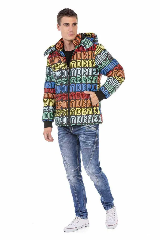 CM186 Multi Color Men's Puffer Jacket