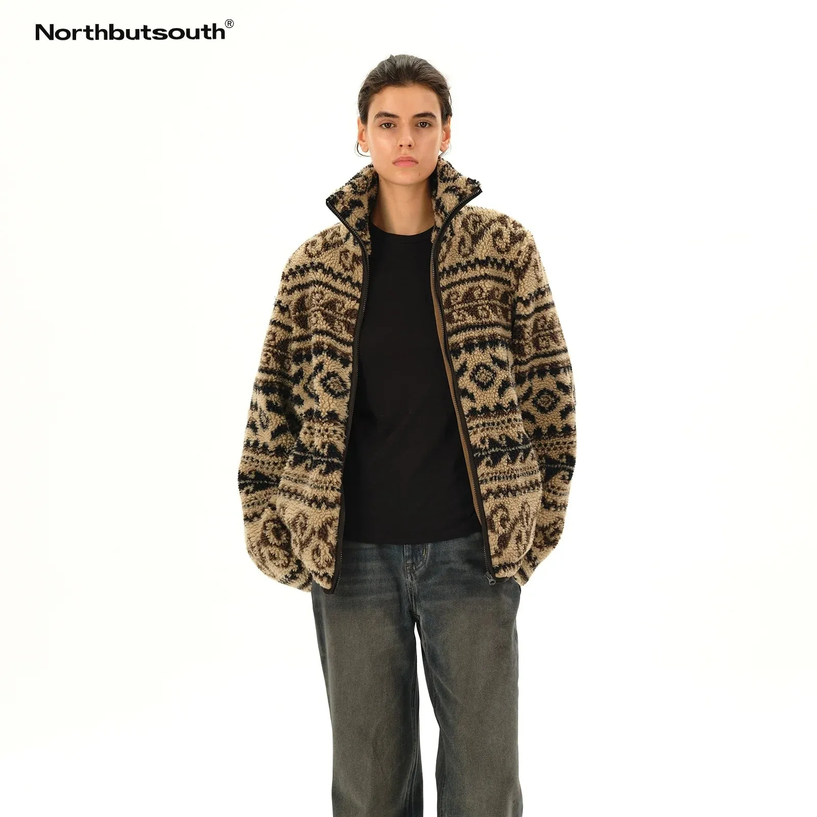 Curly Leaf Fleece Jacket