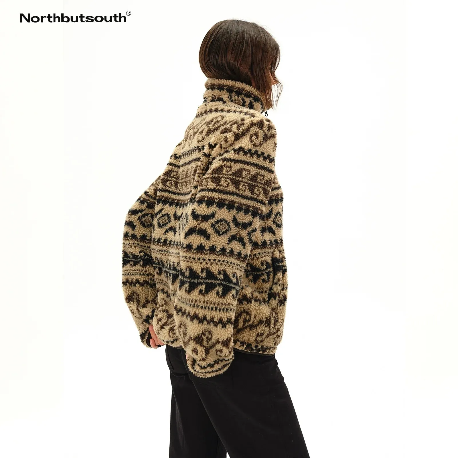 Curly Leaf Fleece Jacket