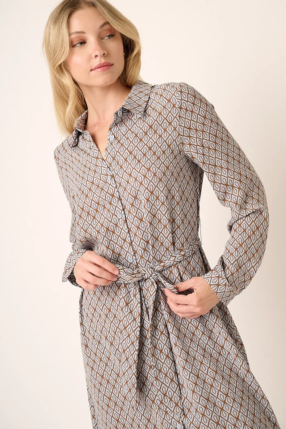 Dress | Midi Tie Abstract