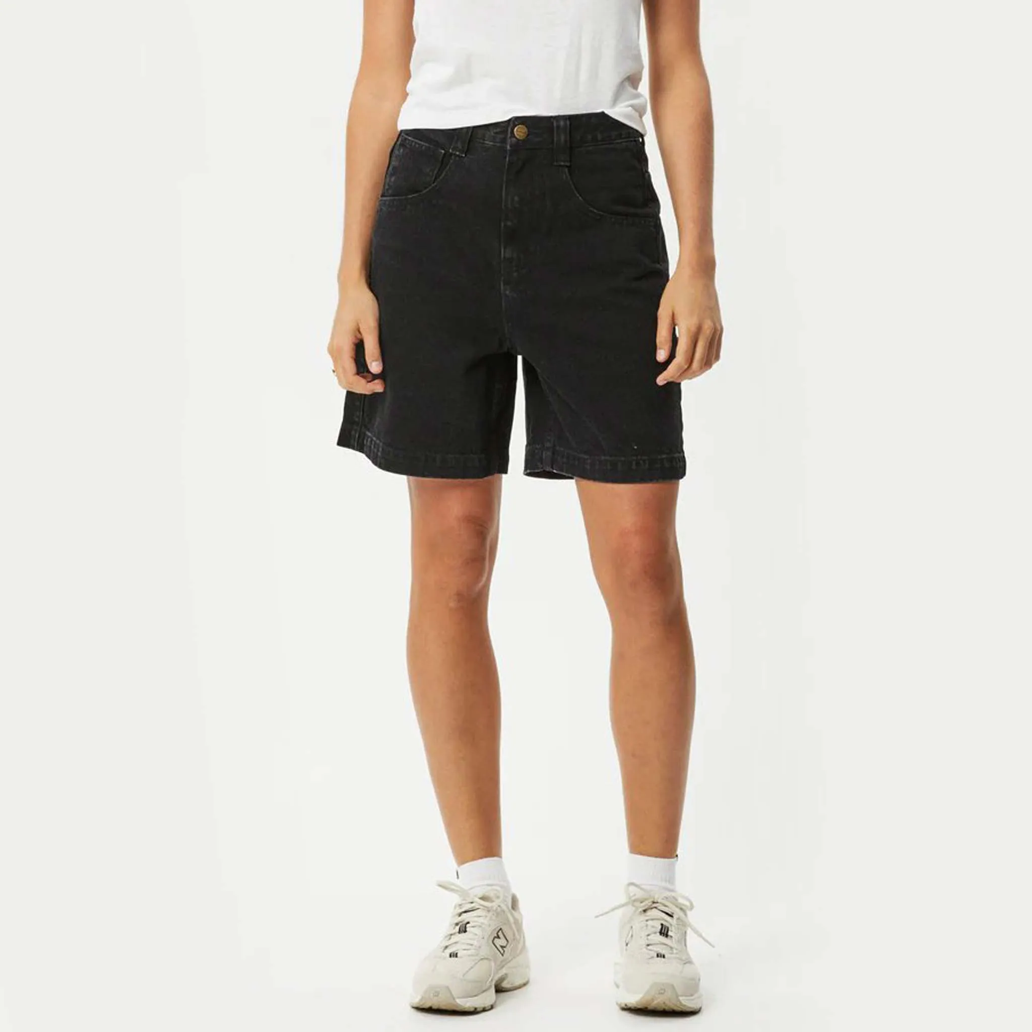 Emilie Organic Carpenter Denim Shorts