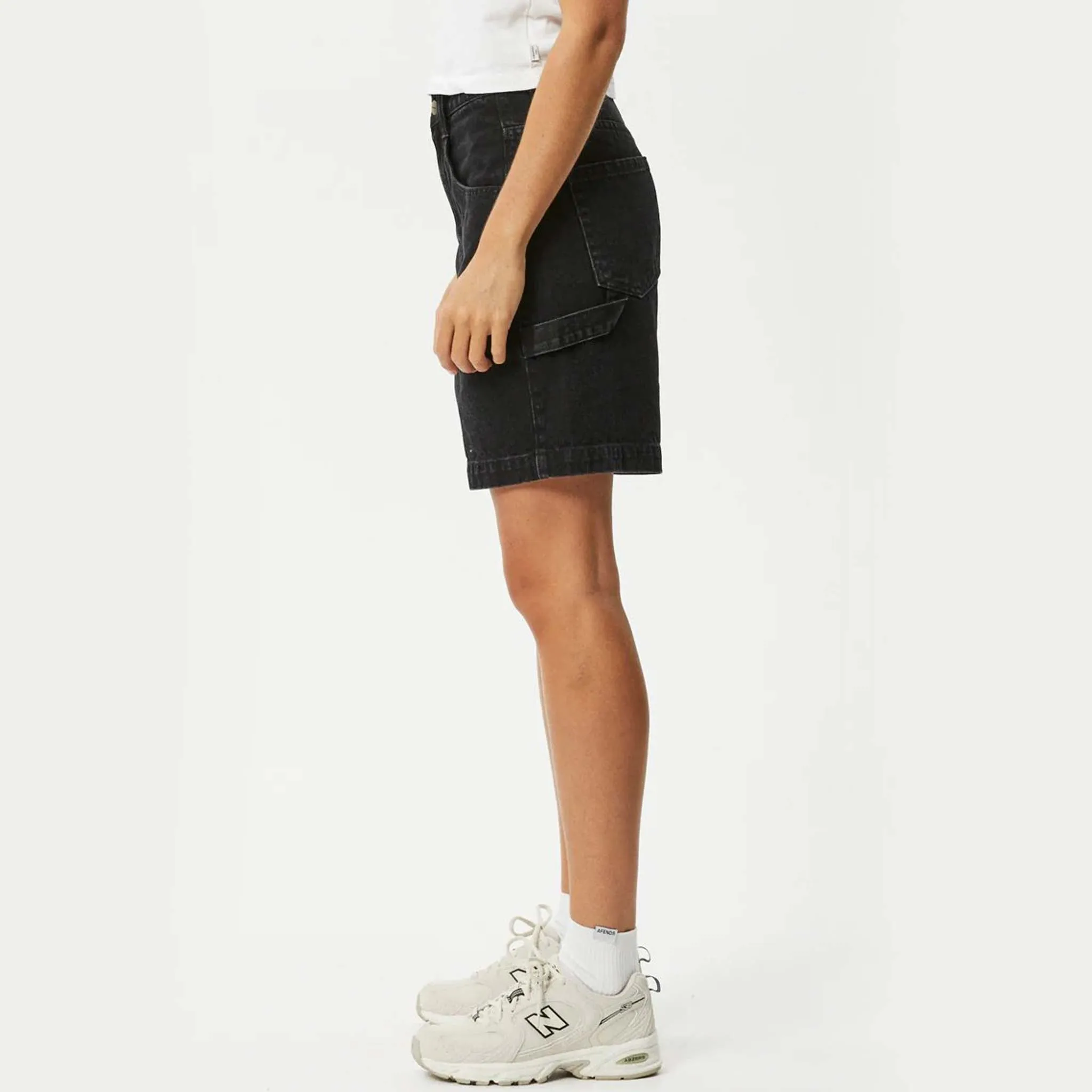 Emilie Organic Carpenter Denim Shorts