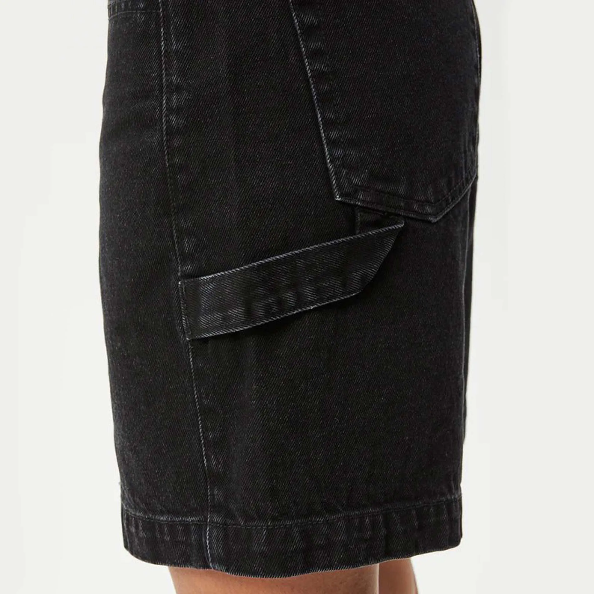 Emilie Organic Carpenter Denim Shorts