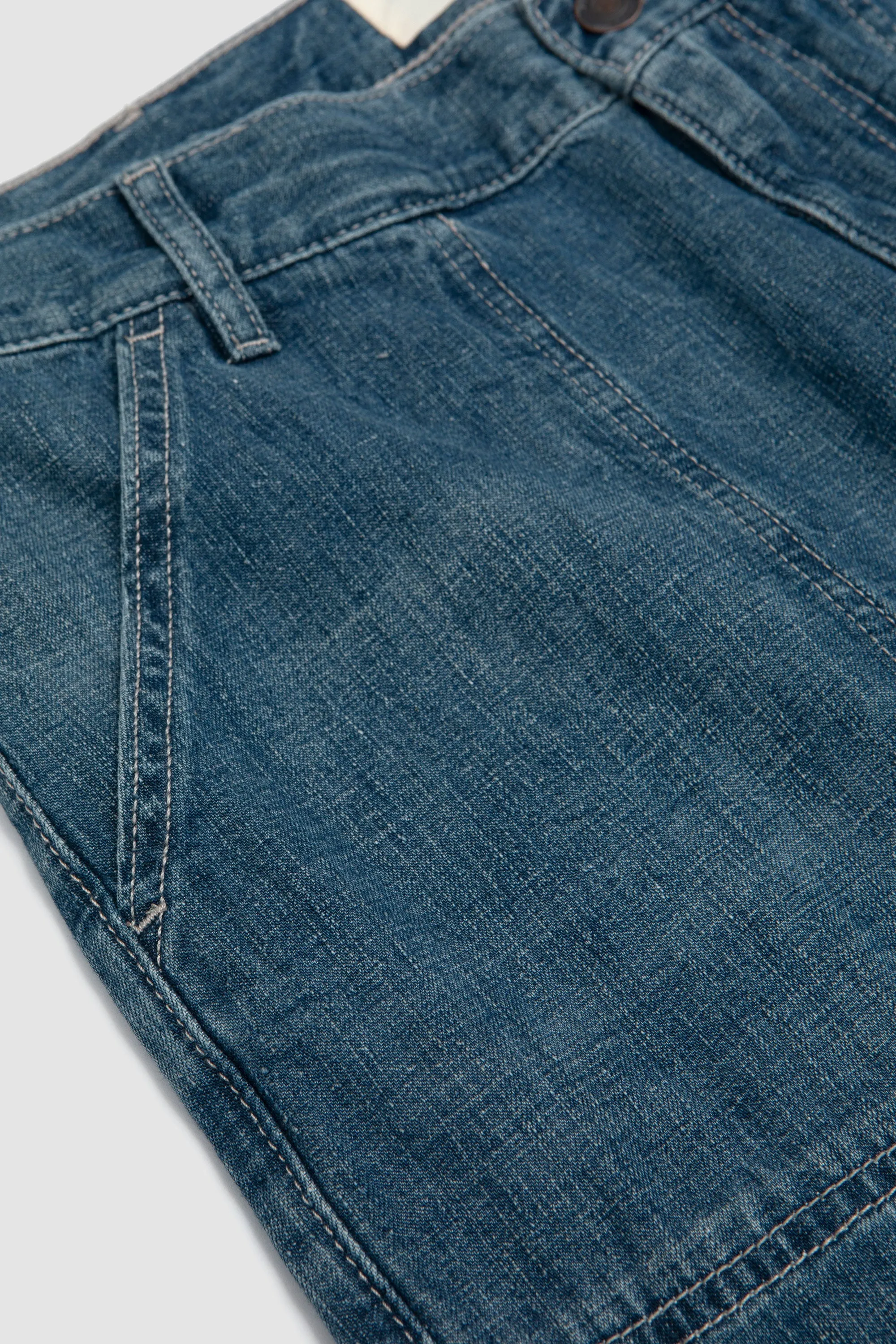 Genua Worker Chino Round House Blue
