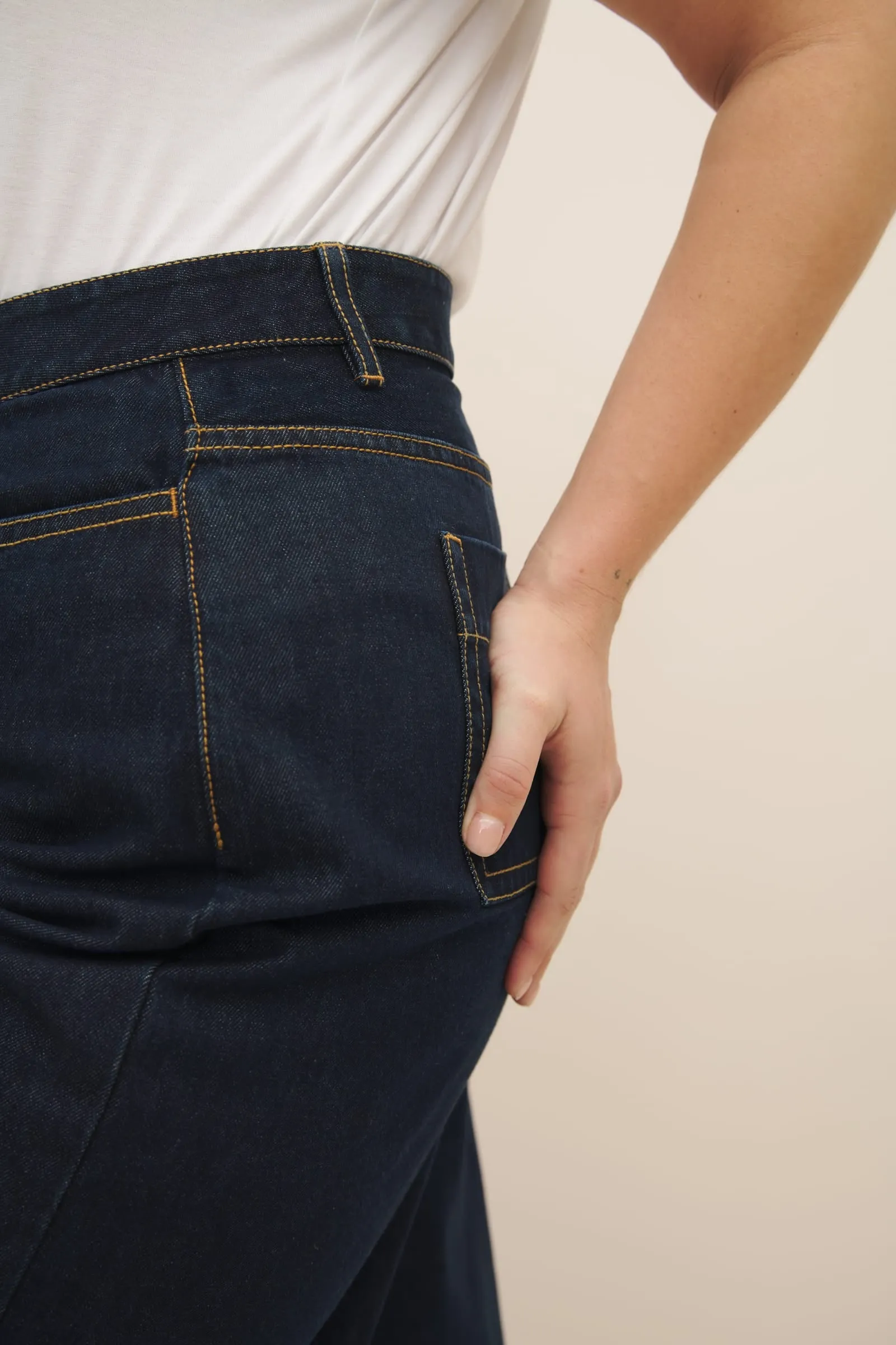 High Puddle Jeans - Indigo Denim
