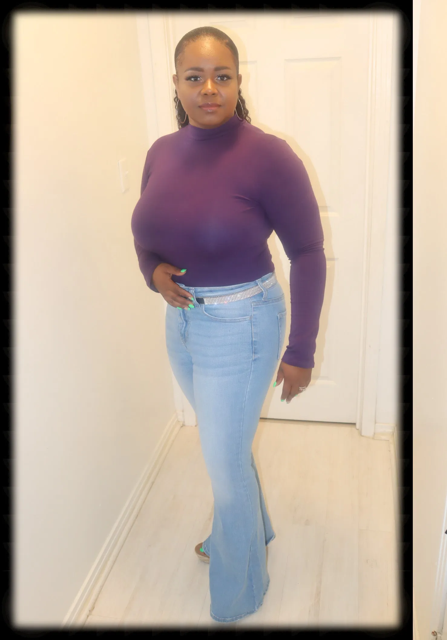 High Rise Flare Jeans