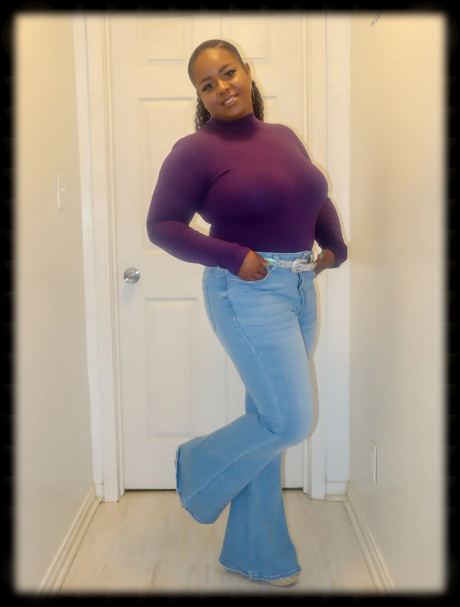 High Rise Flare Jeans