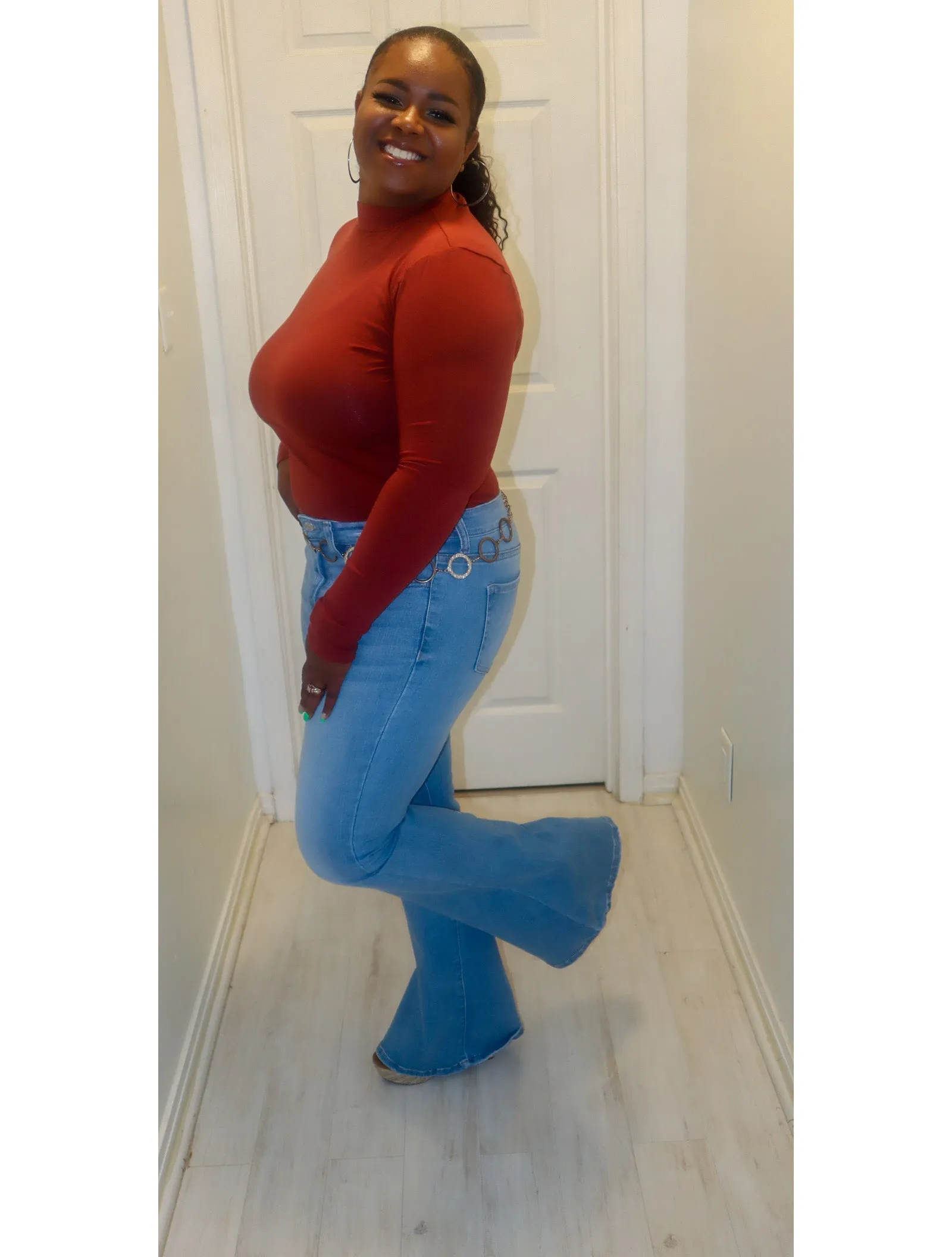 High Rise Flare Jeans