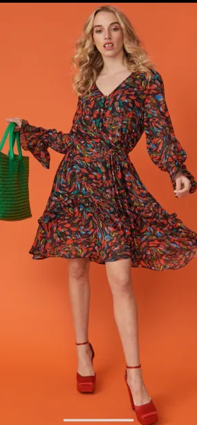 JAYLEY Silk Shirt Dress
