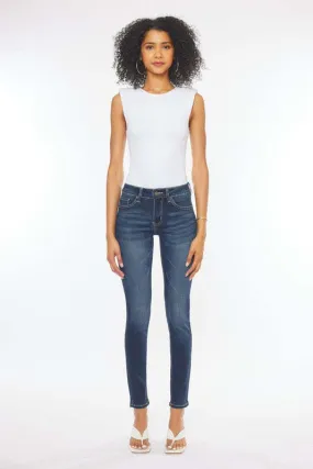 Kancan Mid-Rise Dark Wash Jeans