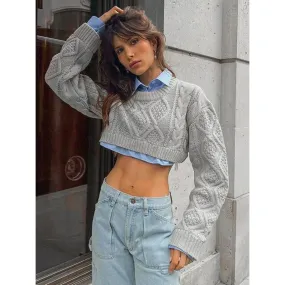 Knitted Retro Sweater