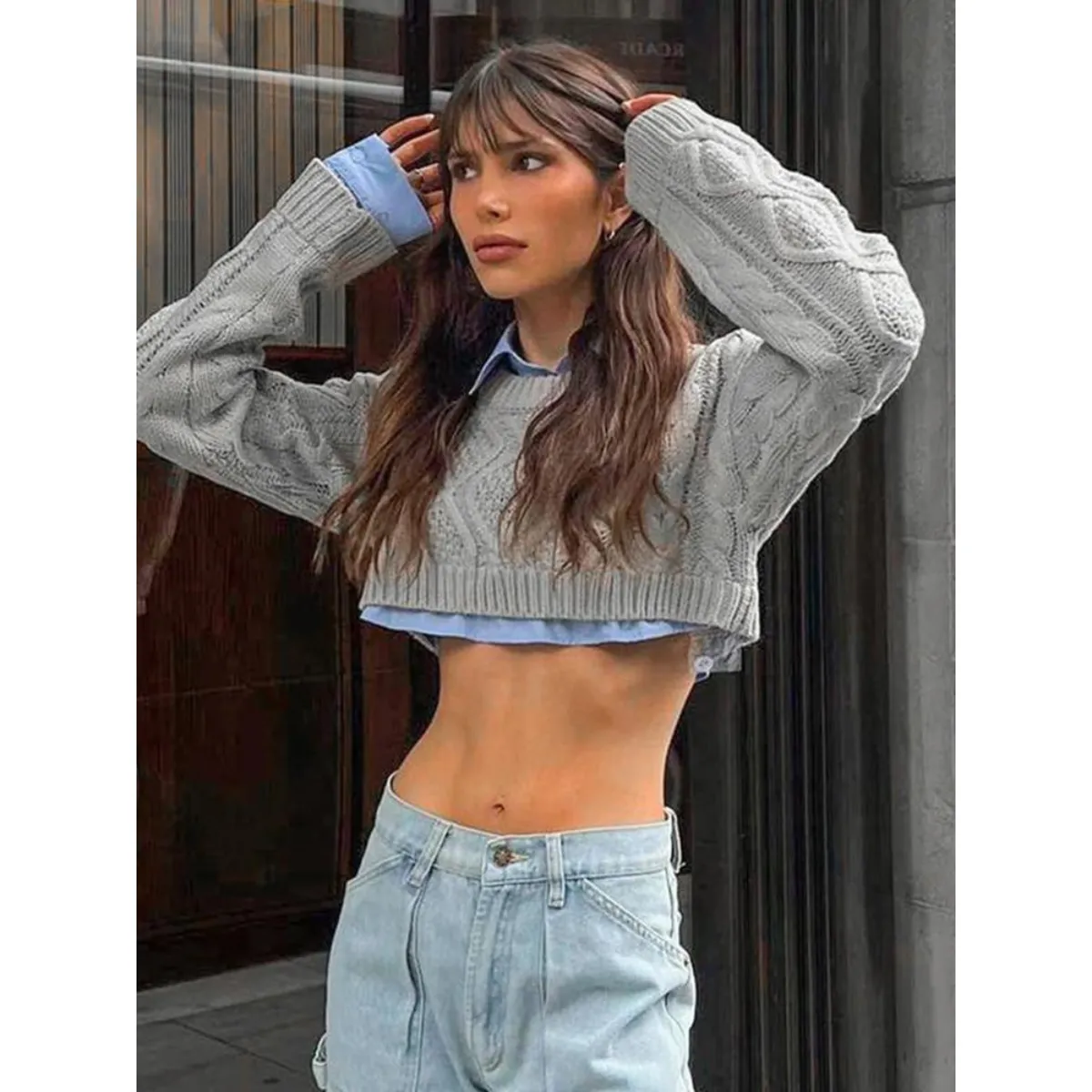 Knitted Retro Sweater