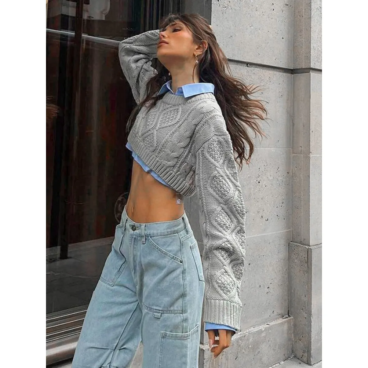Knitted Retro Sweater