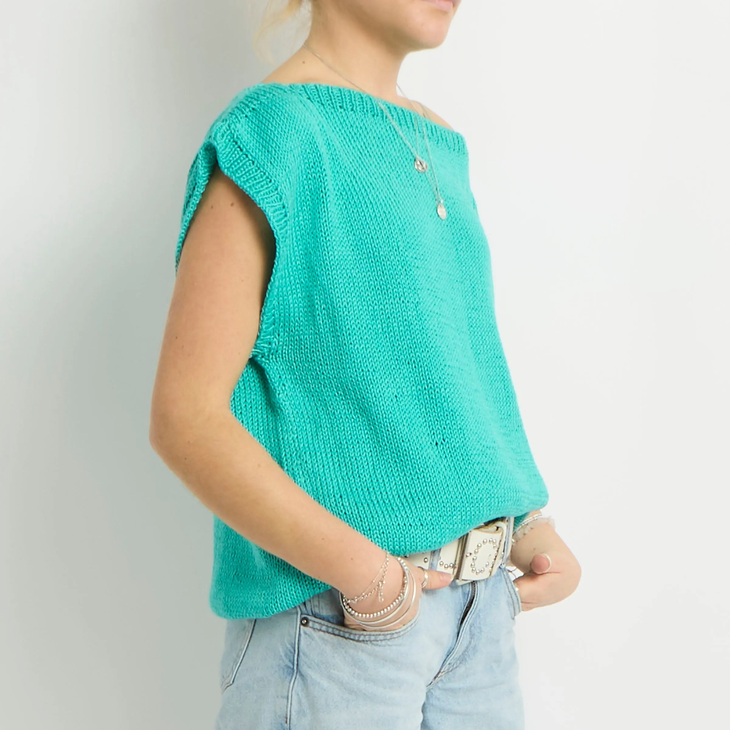 Knitted Sweater Vest - UK 14