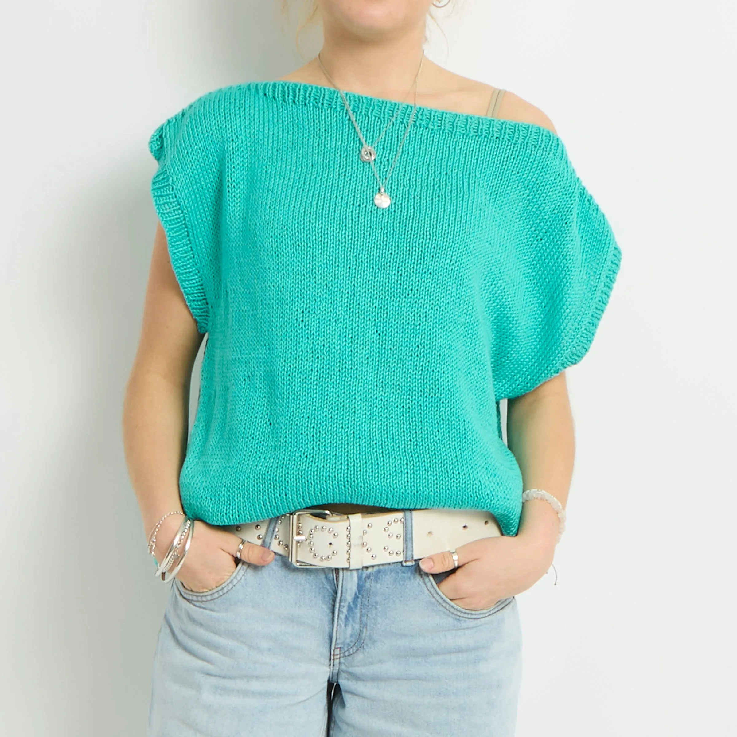 Knitted Sweater Vest - UK 14