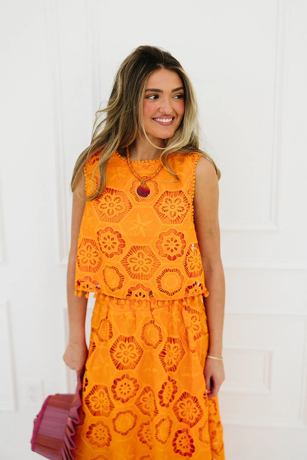Last Call Maxi Skirt - Orange