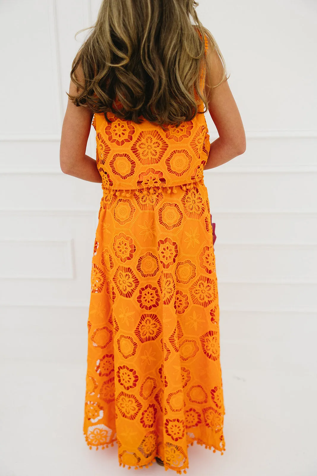 Last Call Maxi Skirt - Orange