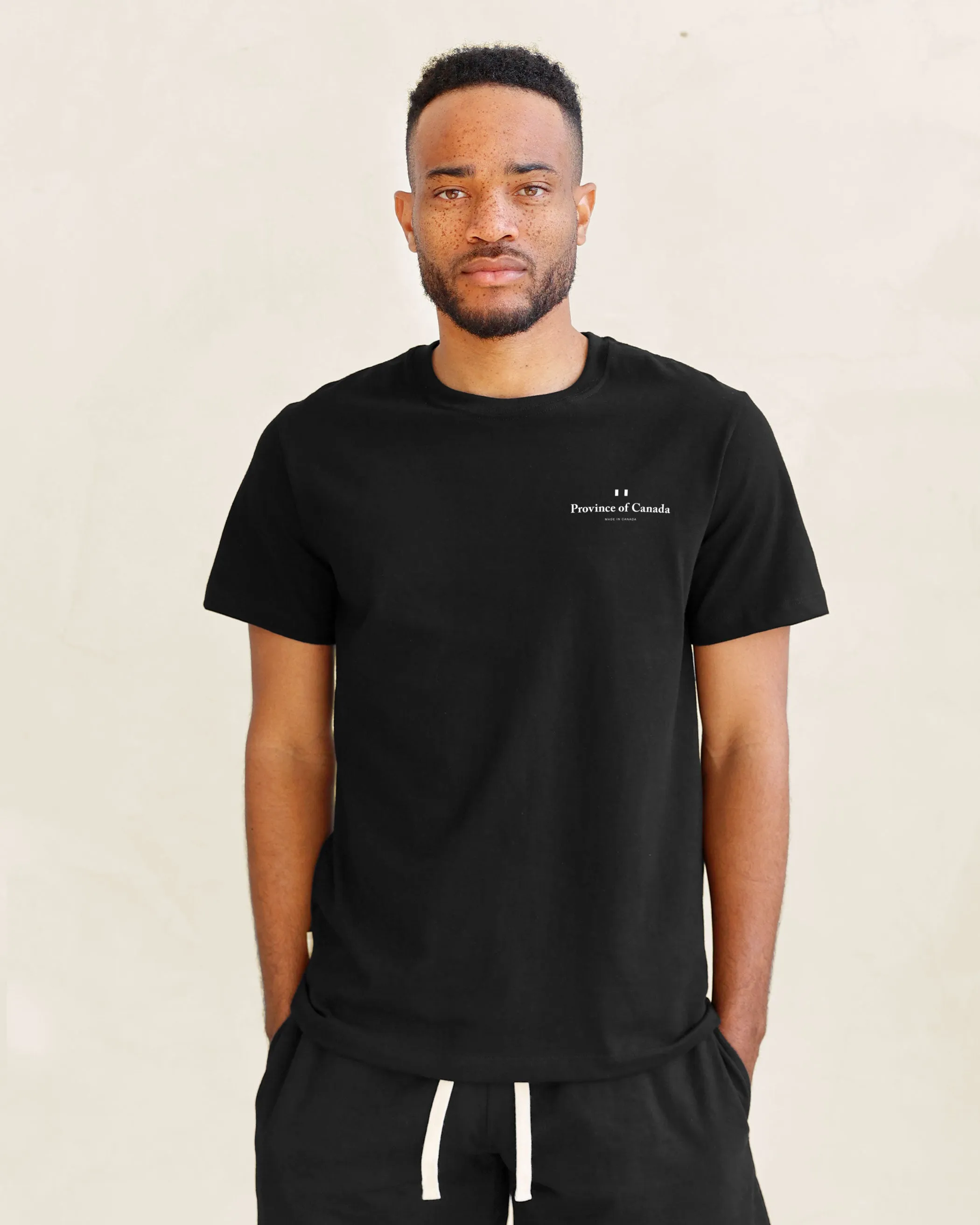 Left Chest Logo Tee Black - Unisex