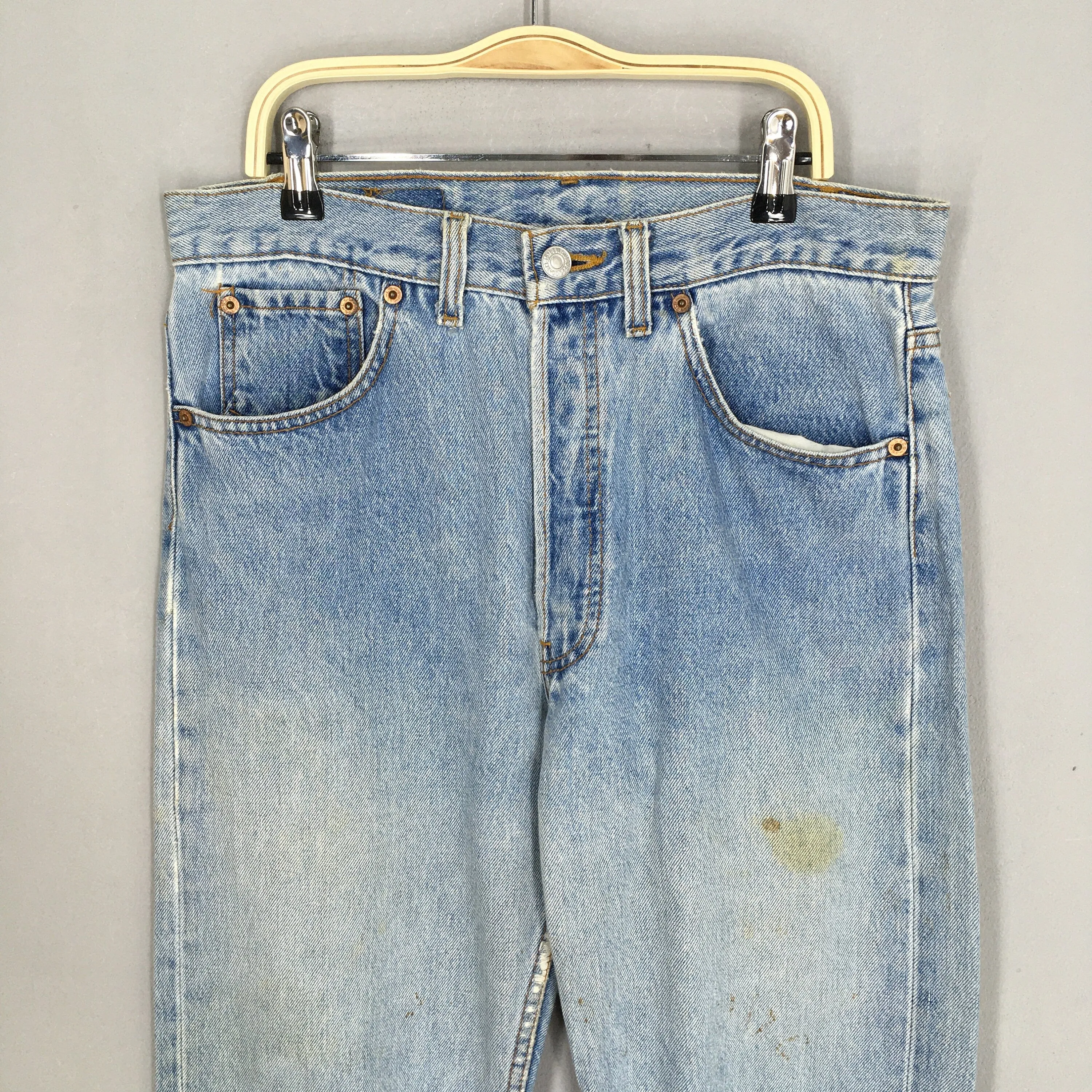 Levi's 501 Faded Blue Light Wash Jeans Size 30x30