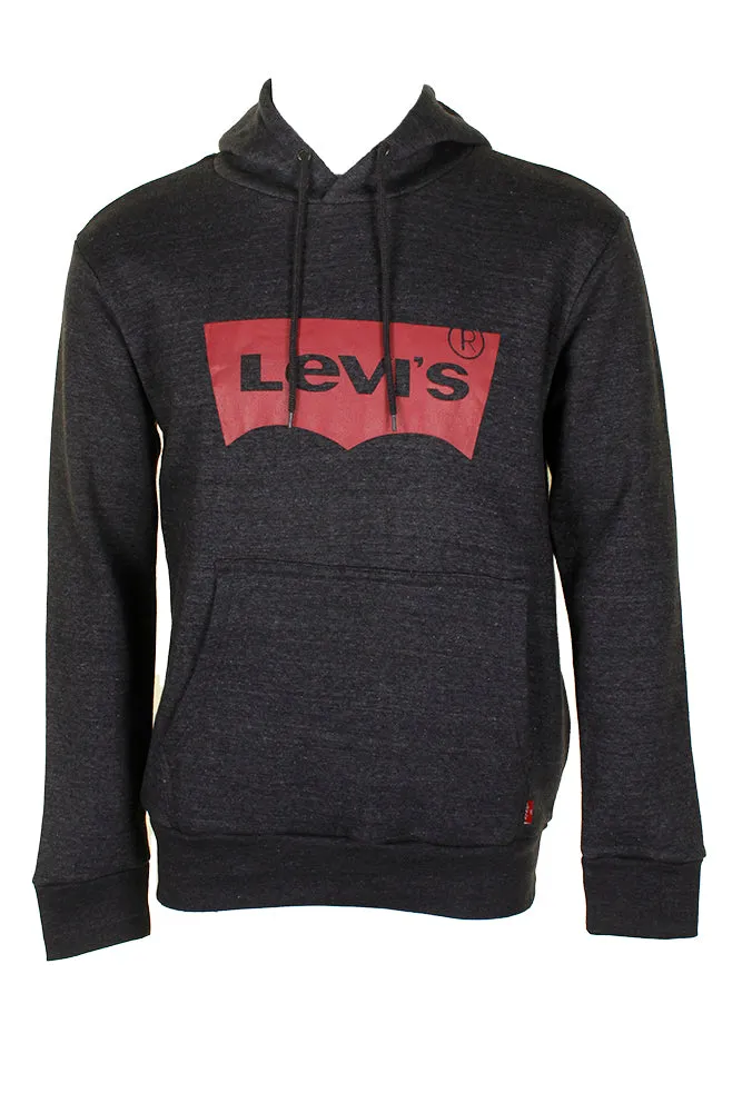 Levi's Men's Logo Graphic Front Pouch Pocket Pullover Hoodie