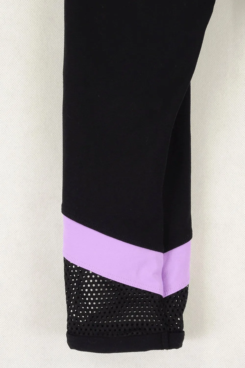 Lorna Jane Black And Purple Pants 8