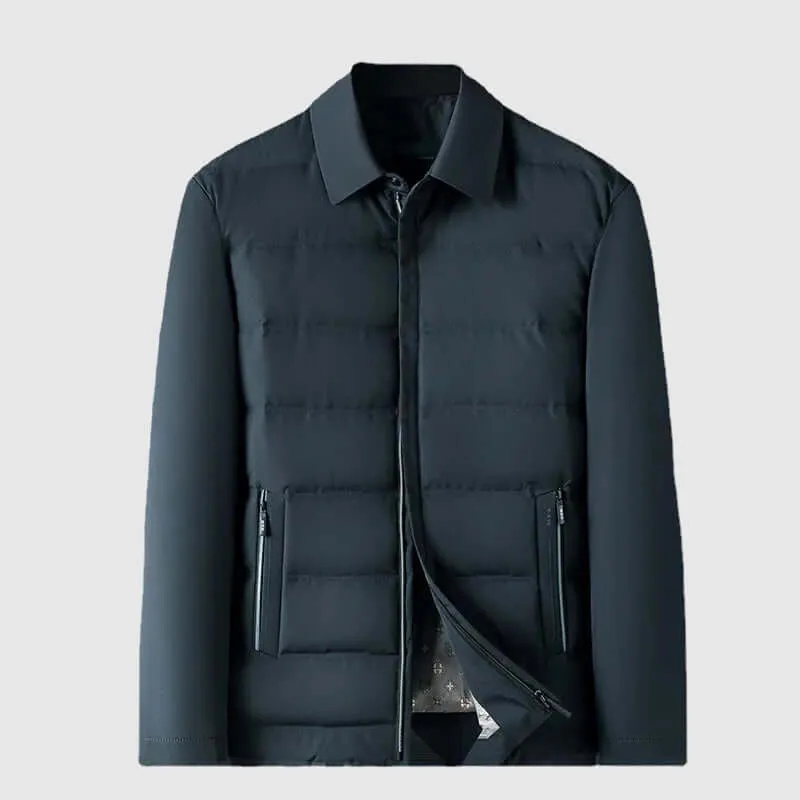 Men's Lightweight Puffer Jacket with Side Pockets
