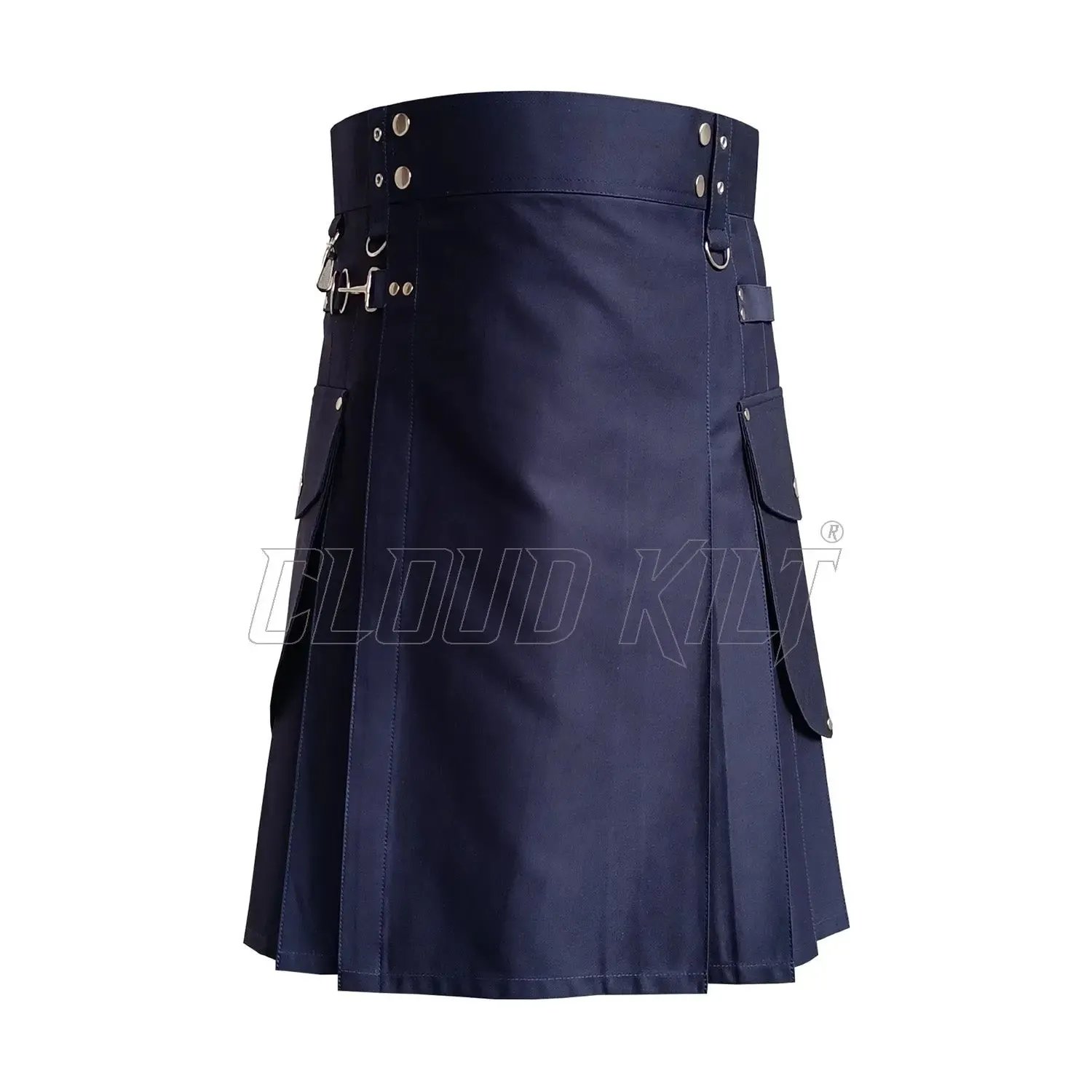 Modern Utility Kilt For Men With Stylish Pockets