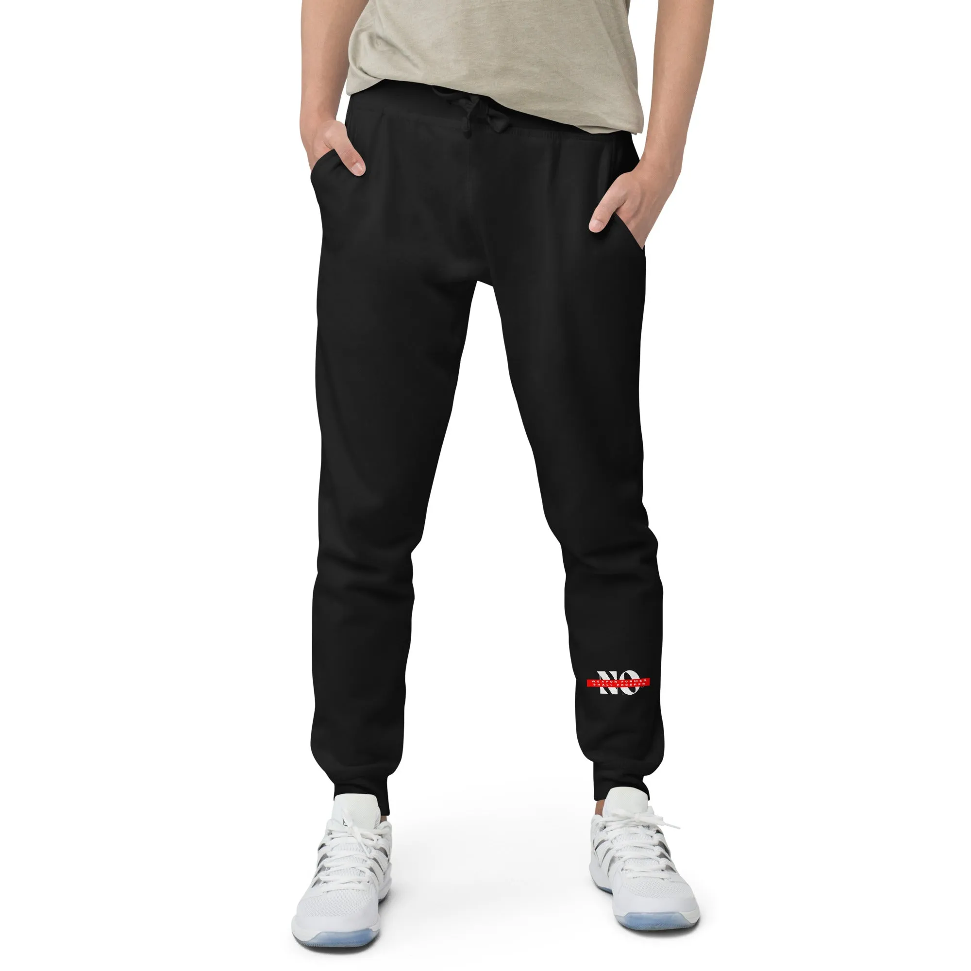 No Weapon Formed 1.1: Unisex fleece sweatpants