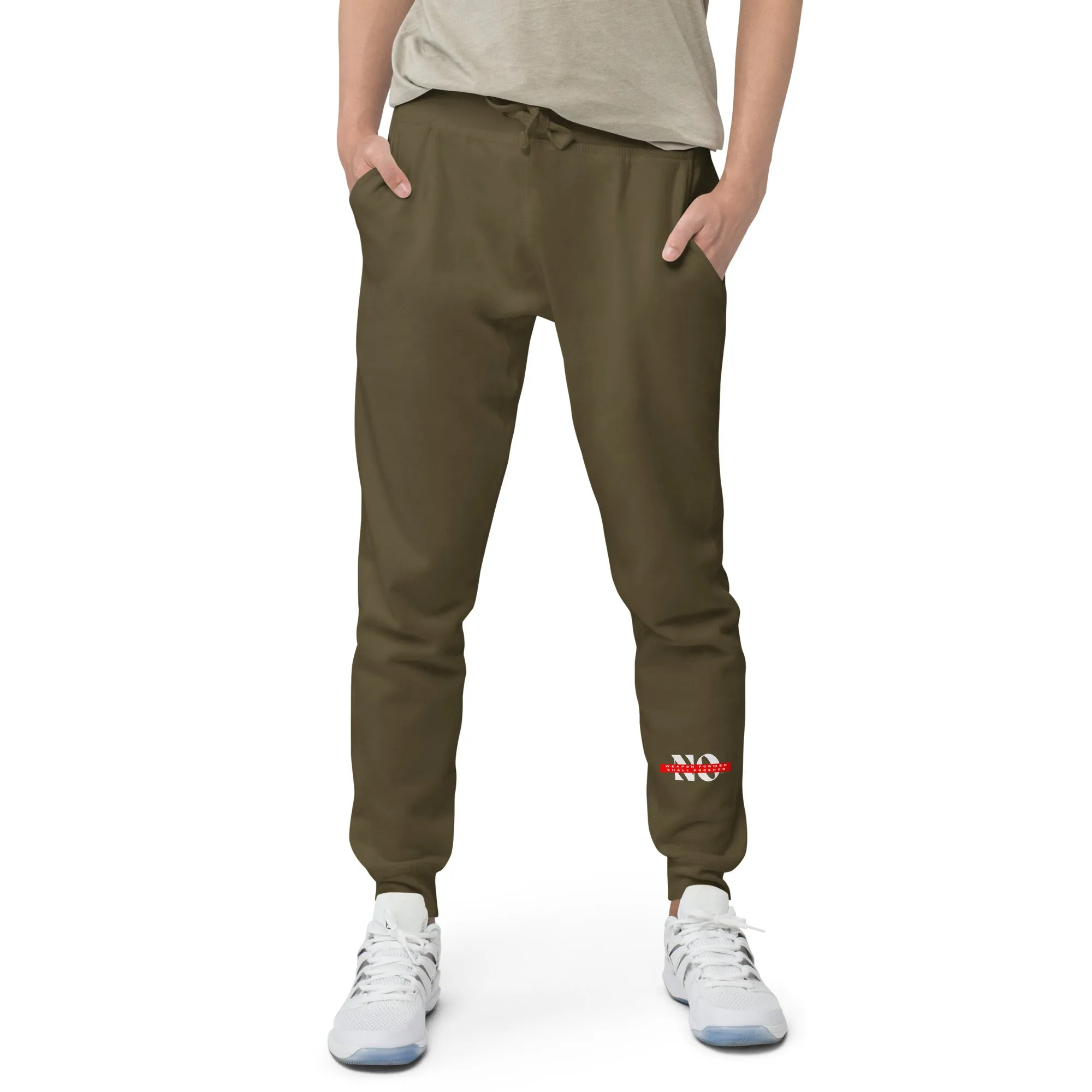 No Weapon Formed 1.1: Unisex fleece sweatpants