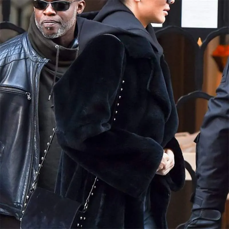 Oversized Faux Fur Jas