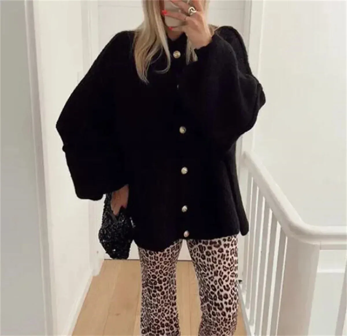 Oversized Gebreid Vest