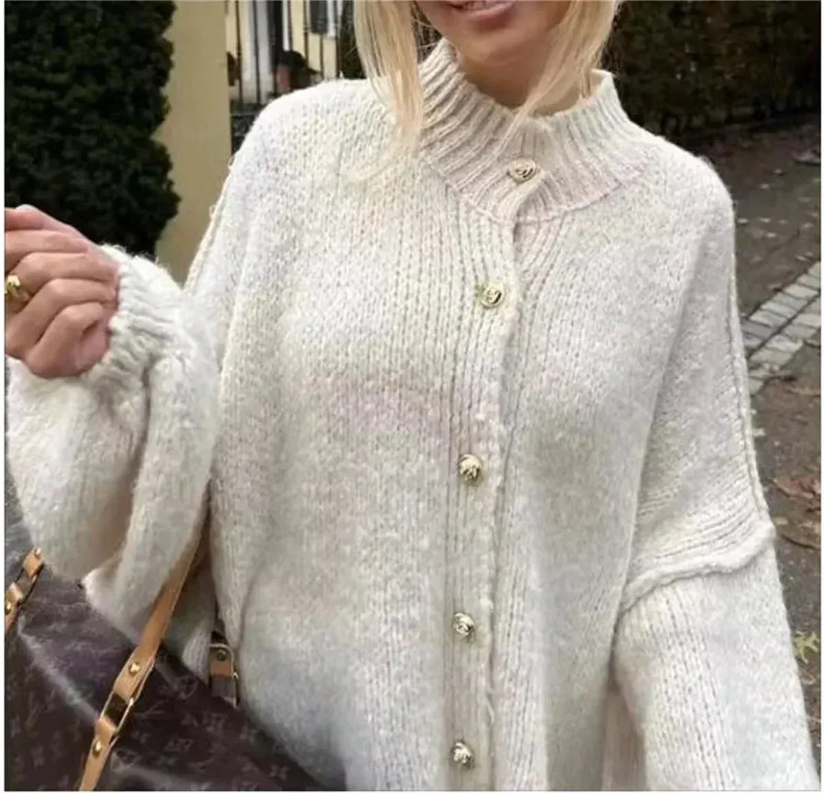 Oversized Gebreid Vest