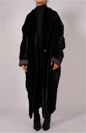 Padded Velvet Coat