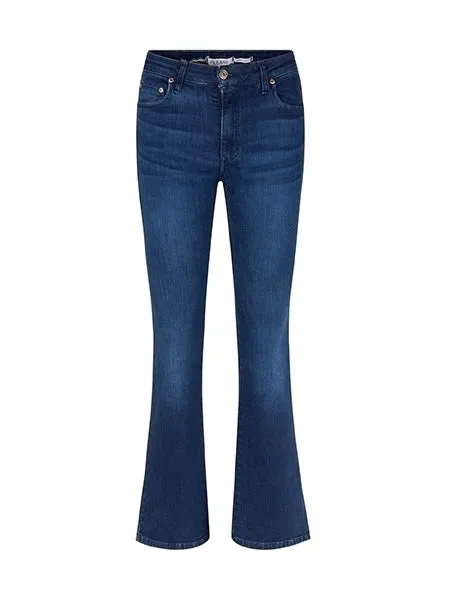PLEASE CHINO FLARE ROMA BLU DENIM