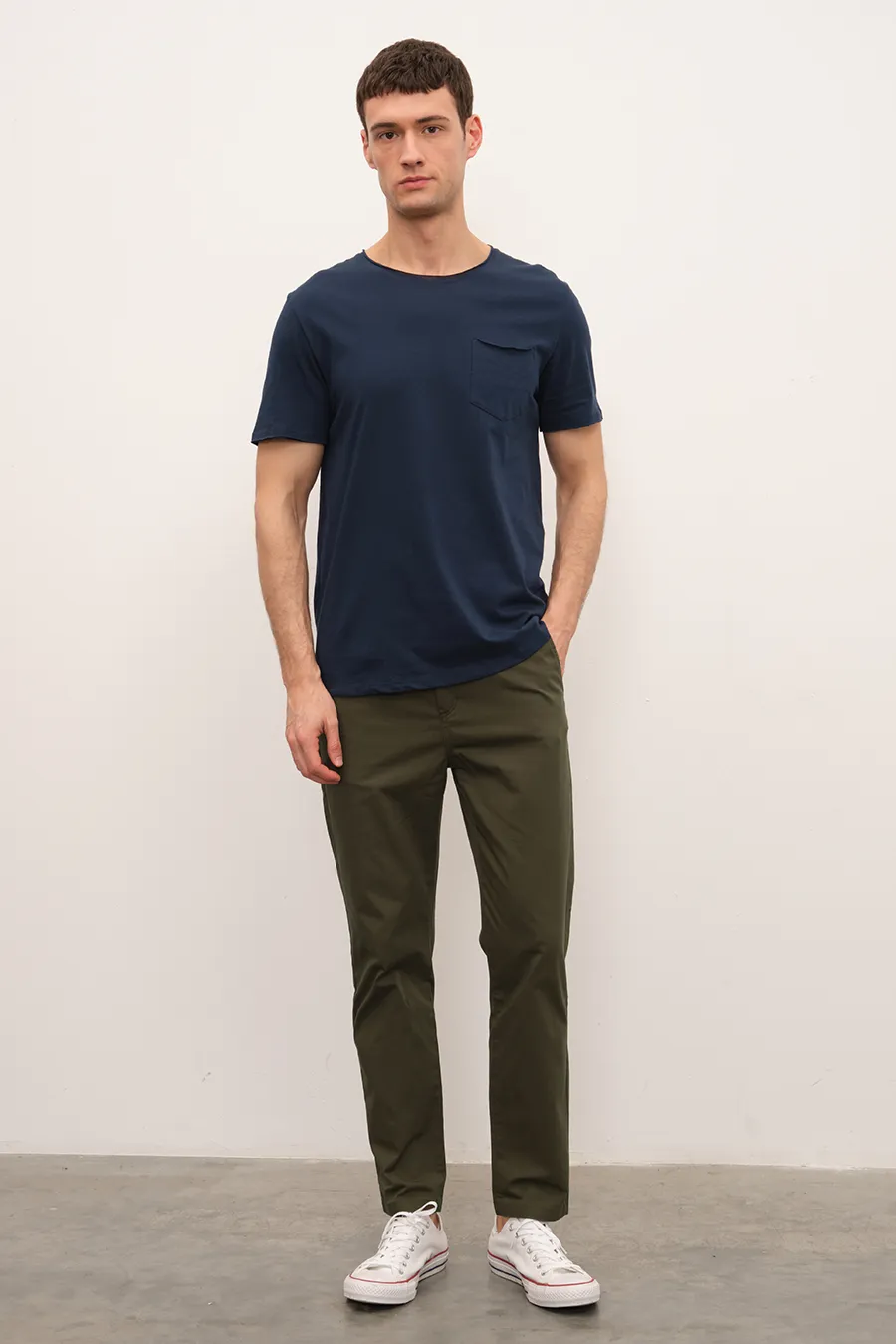 Pull-On Chino Pants