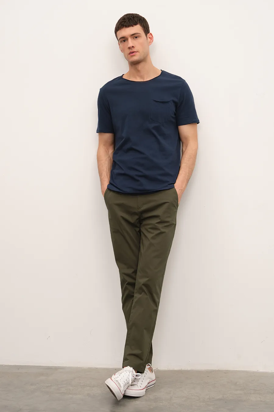 Pull-On Chino Pants
