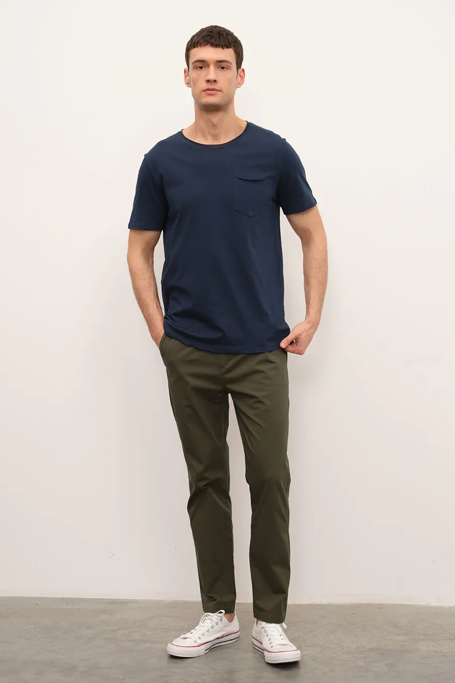 Pull-On Chino Pants