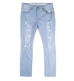 REASON WASHED DENIM JEANS BLUE - DE-31