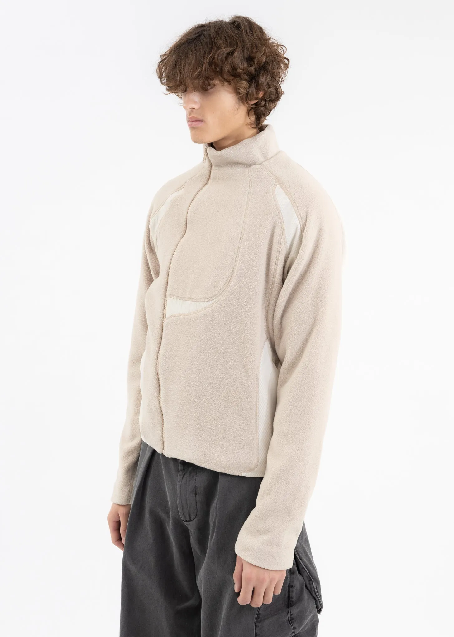 SAND FLEECE JACKET