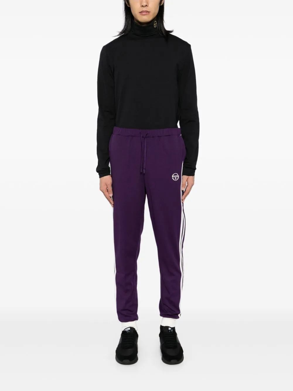tape detail  track pants