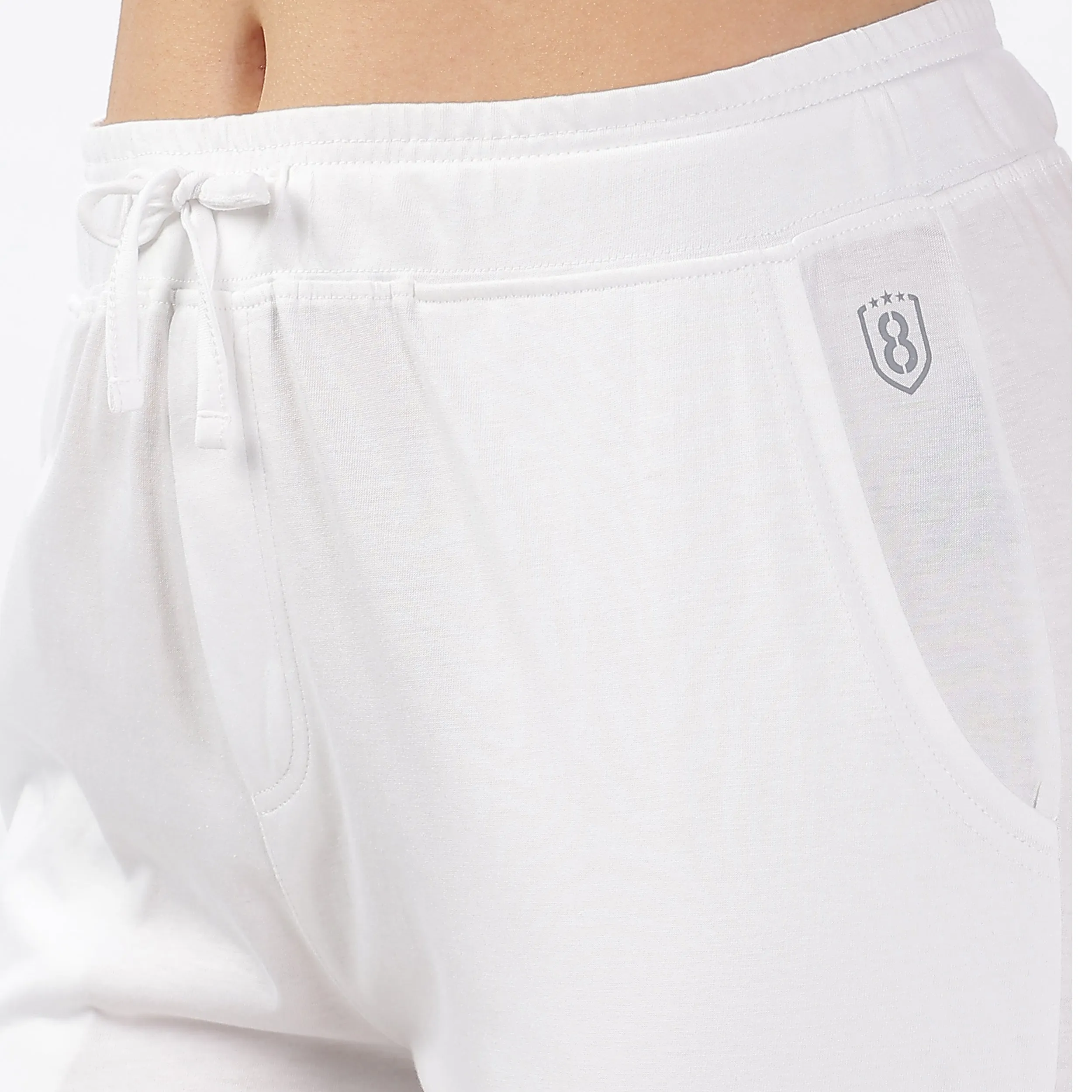 Women Organic Cotton Joggers Pant With Side Pockets and  Adjustable Waist