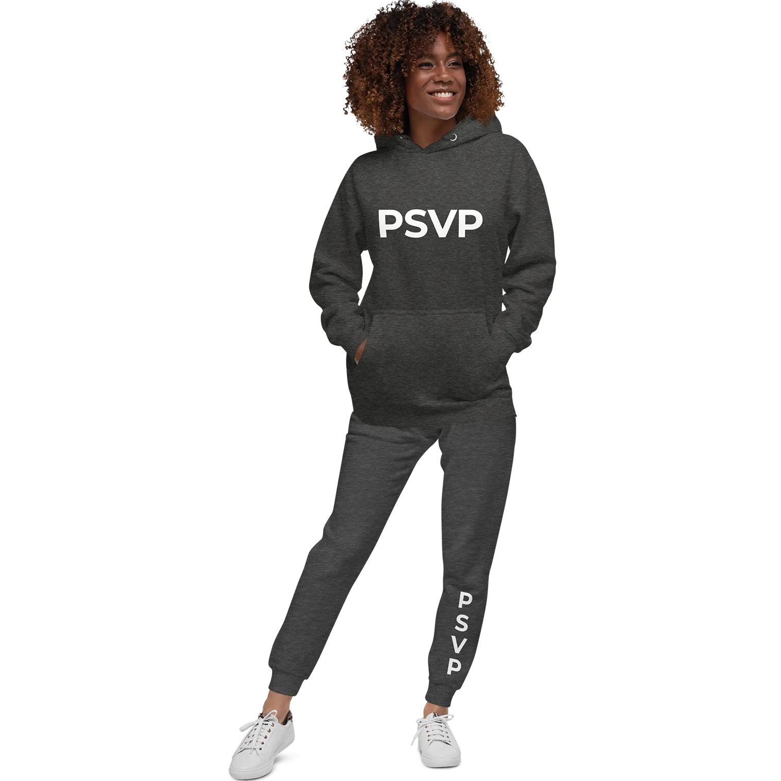 Women's Fleece Heather Grey Sweatpants - PSVP
