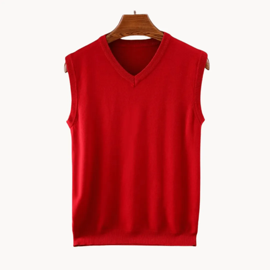 Women's Soft Knitted V-Neck Vest