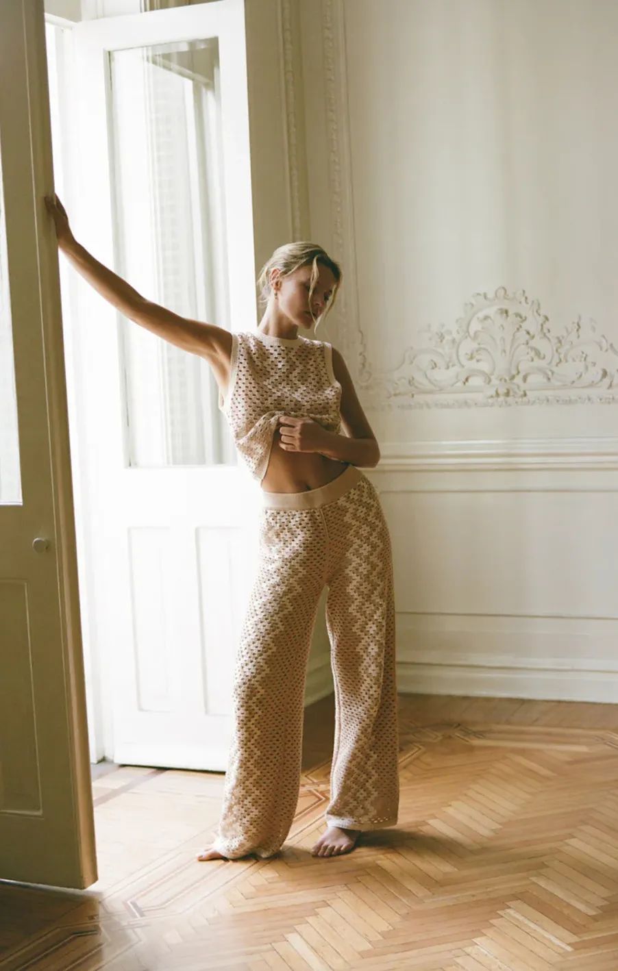 Z SUPPLY LOMA CROCHET PANT IN NATURAL