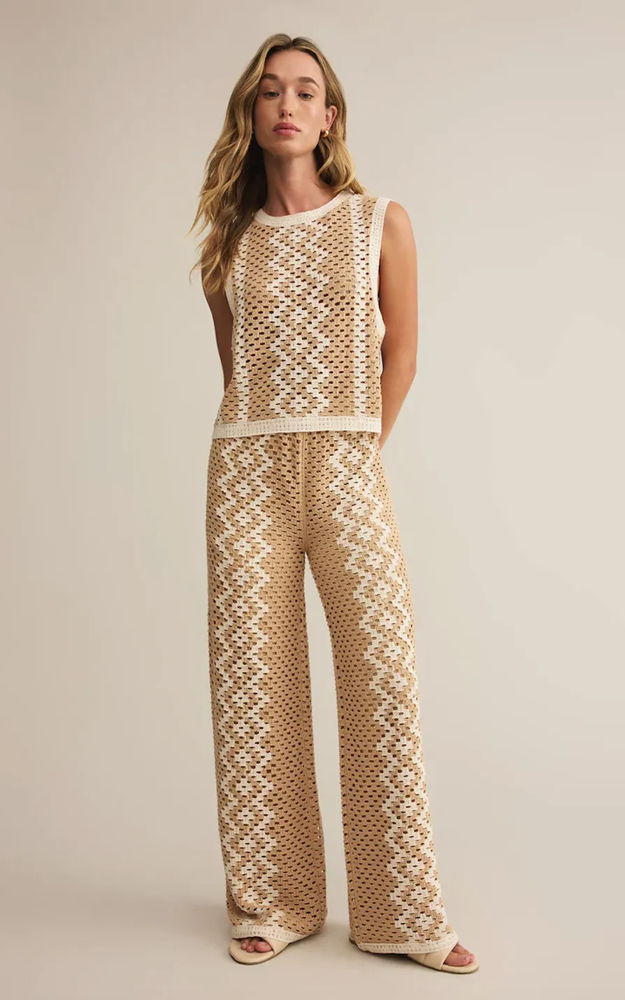 Z SUPPLY LOMA CROCHET PANT IN NATURAL