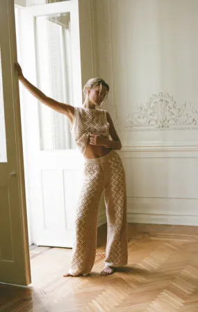 Z SUPPLY LOMA CROCHET PANT IN NATURAL